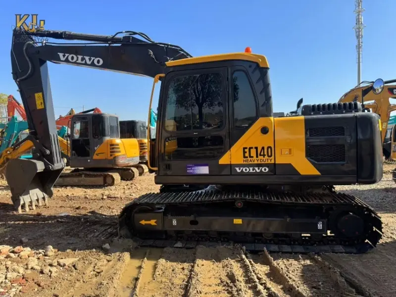 Good Condition Used Volvo EC140 Mini Hydraulic Excavator Equipment Global Supply
