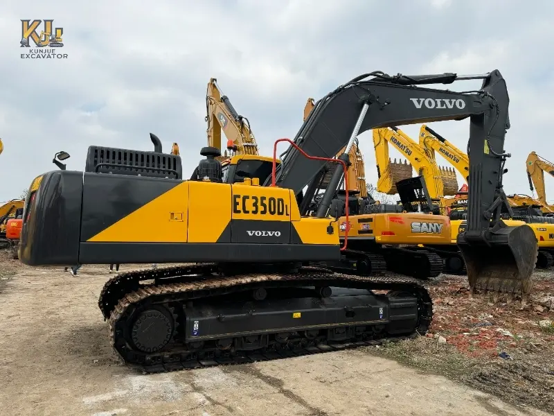 High Cost Performance Used Volvo EC350DL Small Hydraulic Excavator Supplier