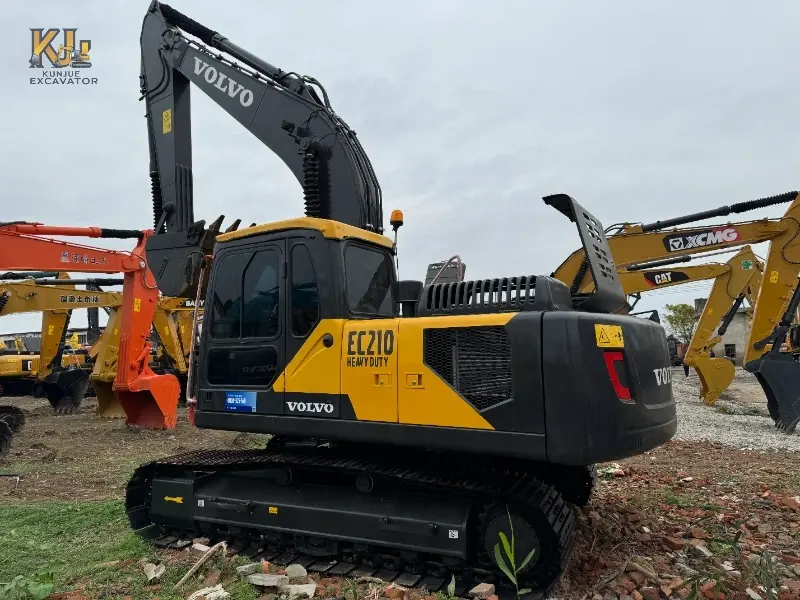High Performance Used Volvo EC210 Heavy Hydraulic Excavator Machinery for Sale