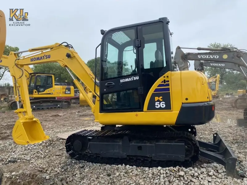 Hot Sale Used PC56-7 Medium Crawler Excavator Equipment Global Supply