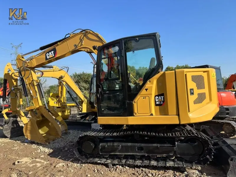 Hot Selling Used Caterpillar 307.5 Crawel Excavator 7.5T Rubber Tracks 0.28m³ Bucket Good Condition