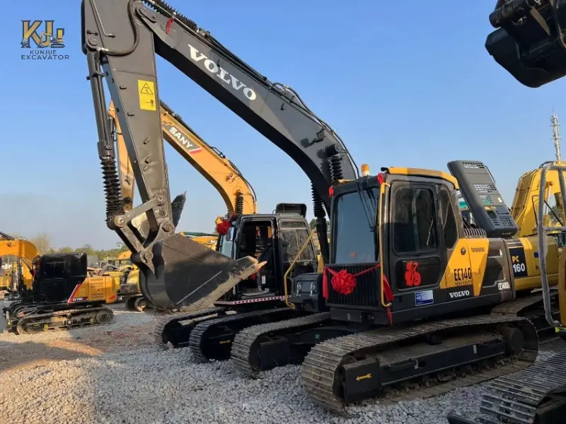 Low Price Used Volvo EC140 Excavator Durable Construction Equipment for Sale