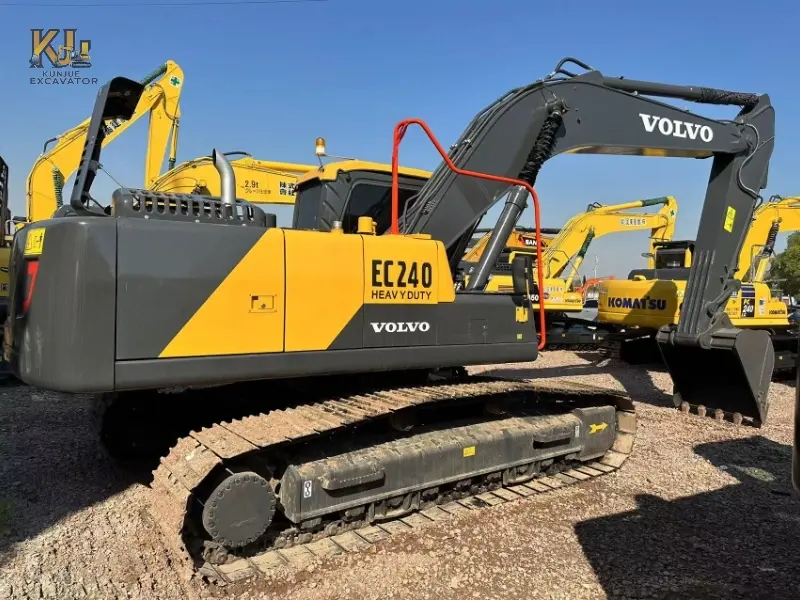Low Price Used Volvo EC240 Small Hydraulic Excavator Construction Solution Supplier