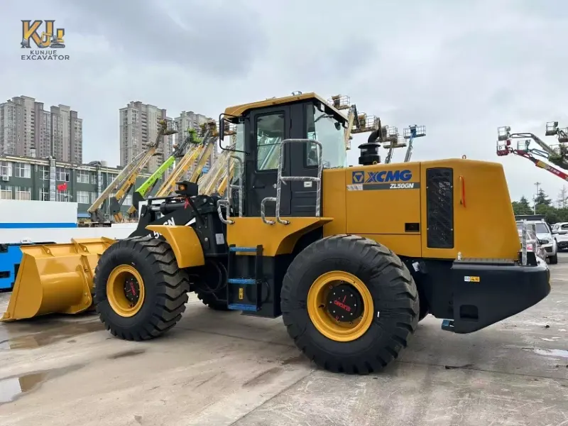 Low Price Used XCMG ZL50GN Loader 5Ton 162KW Engine 2.5-4.5m³ Bucket Free Spare Parts Delivery
