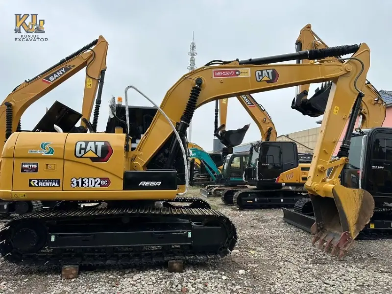 Good Condition Second-hand Caterpillar 313D2 GC Excavator 13.5Ton