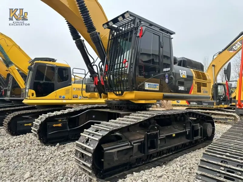 Second-hand Caterpillar 340D2 Heavy Excavator 40 Ton 1.9m³ Bucket Mining Proven Earth Moving Equipment
