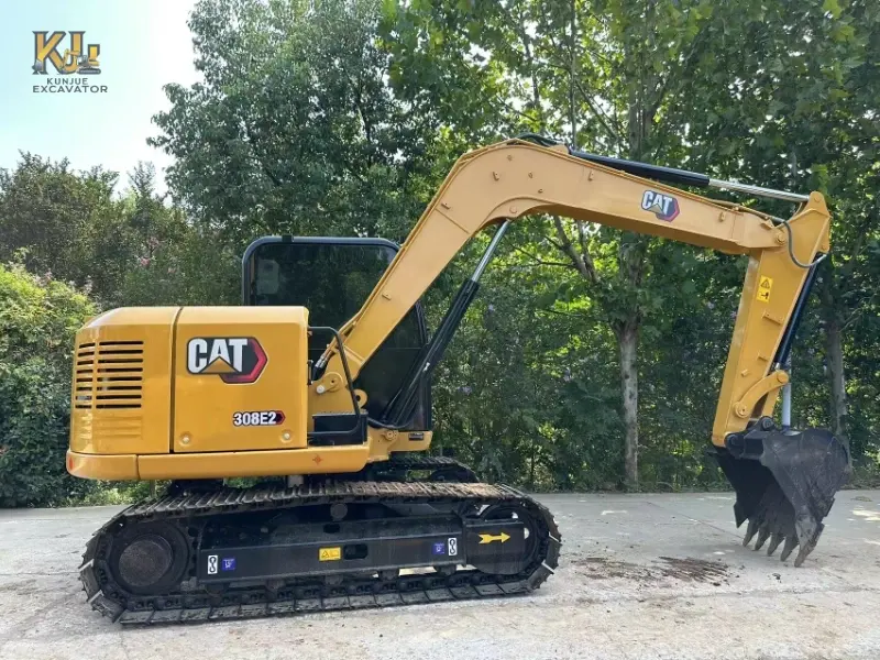 Used Caterpillar 308E Compact Digger 8 Ton Engineering Machinery Bucket Quick Hitch Ready Exporter
