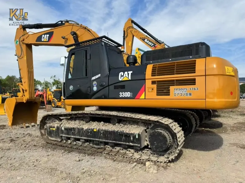 Heavy Duty Used Caterpillar 330D2 Excavator 33Ton Crawler