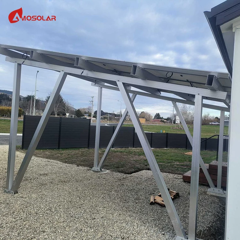 5kW off-grid solar carport system