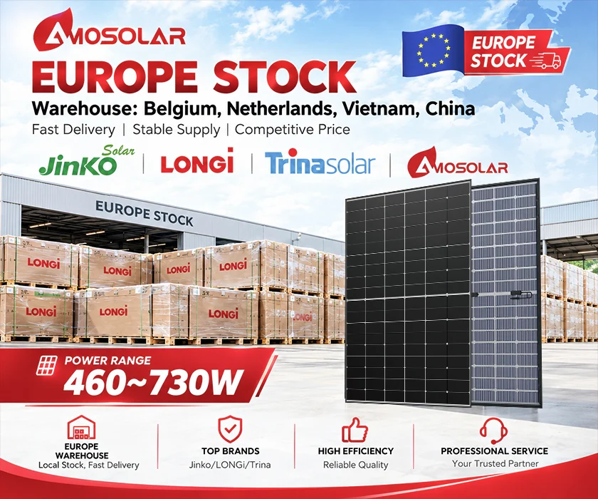 EU solar panel stock