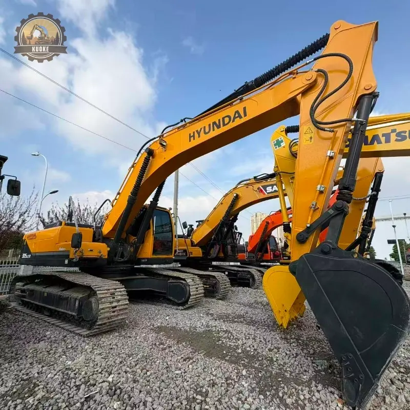 90% new used Hyundai 305LC-9 heavy excavator nice condition global solution