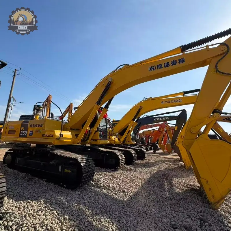 Used Komatsu PC350 heavy crawler excavator original brand high cost performance
