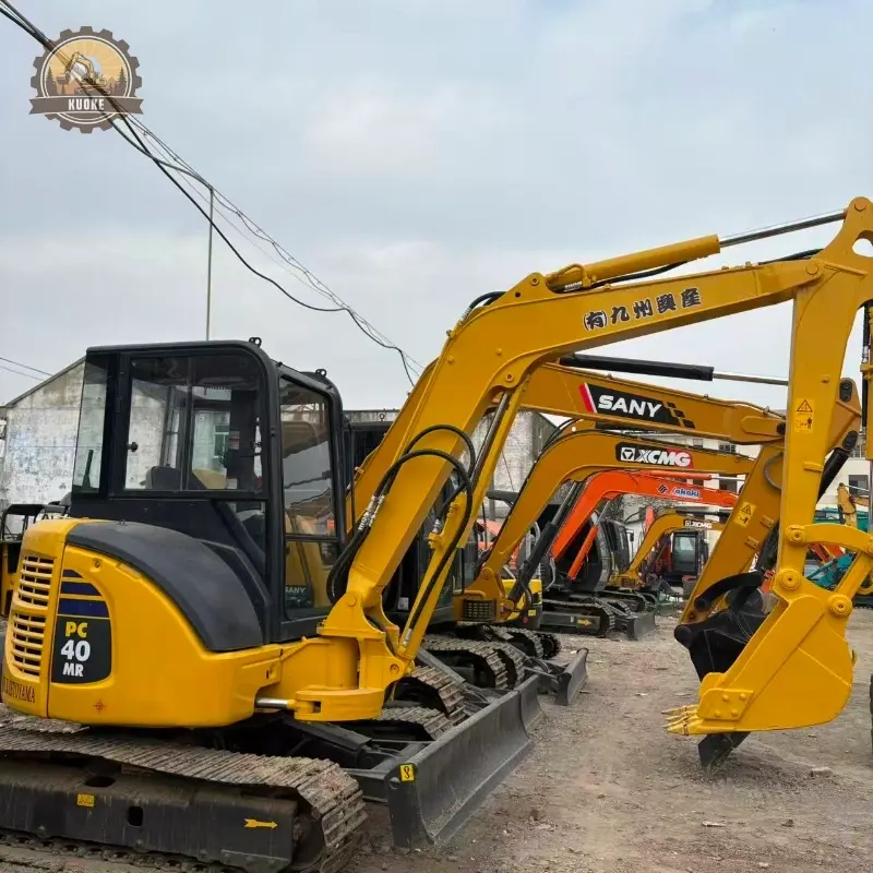 Used Komatsu PC40 mini excavator low price original brand small digging machine