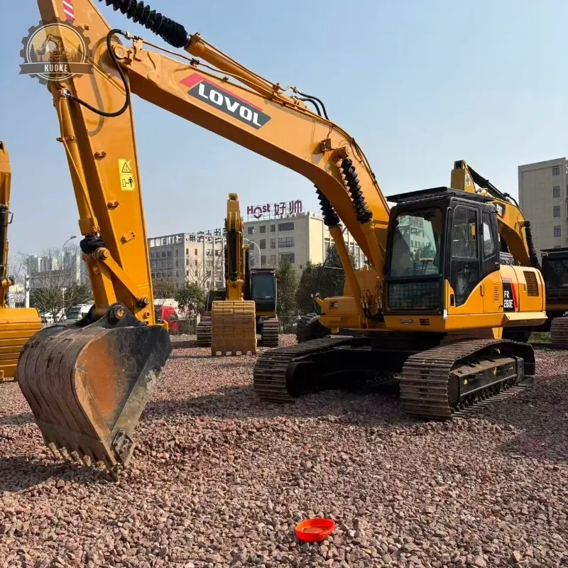 Used Lovol hydraulic excavator competitive price good performance machine