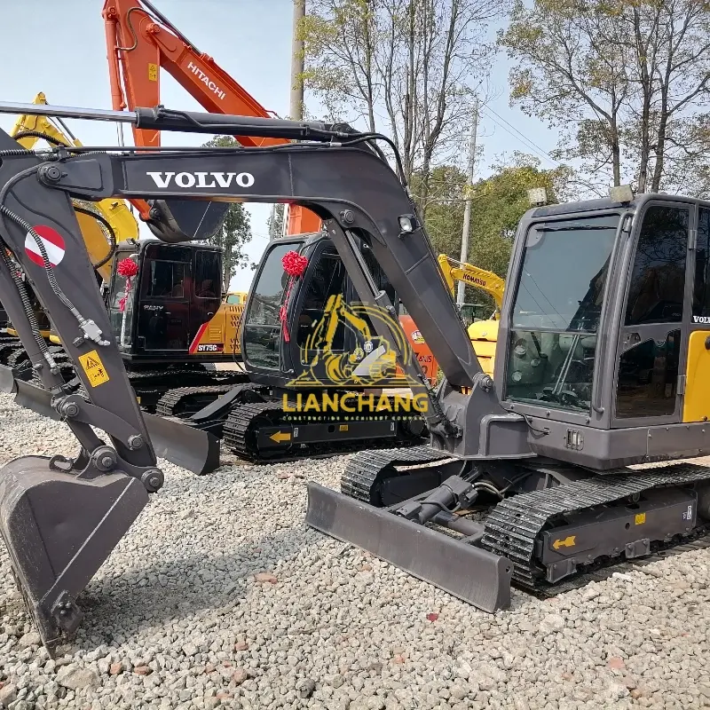 Cheap Used Volvo60 Mini Crawler Excavator Second-Hand Volvo 60 Excavator