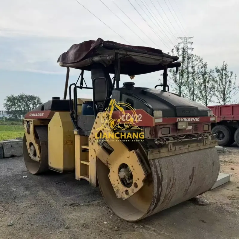 Good Condition Dynapac CC422 Vibratory Smooth Drum Roller Supplier