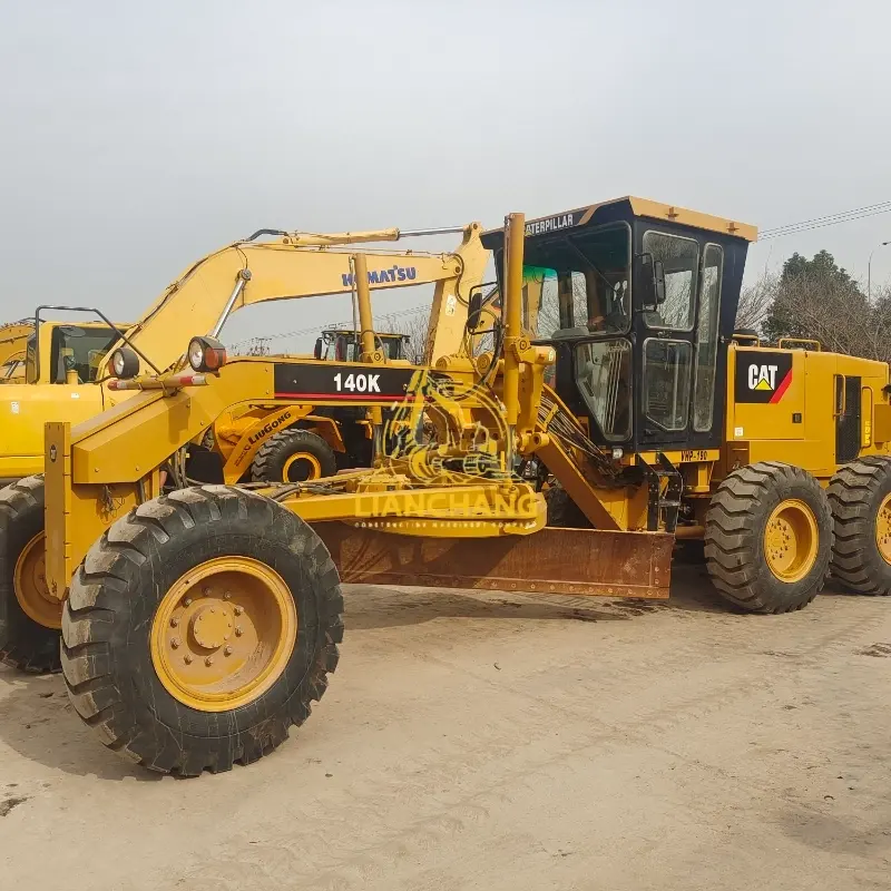 Low Price Cat 140K Motor Grader Second-Hand For Sale