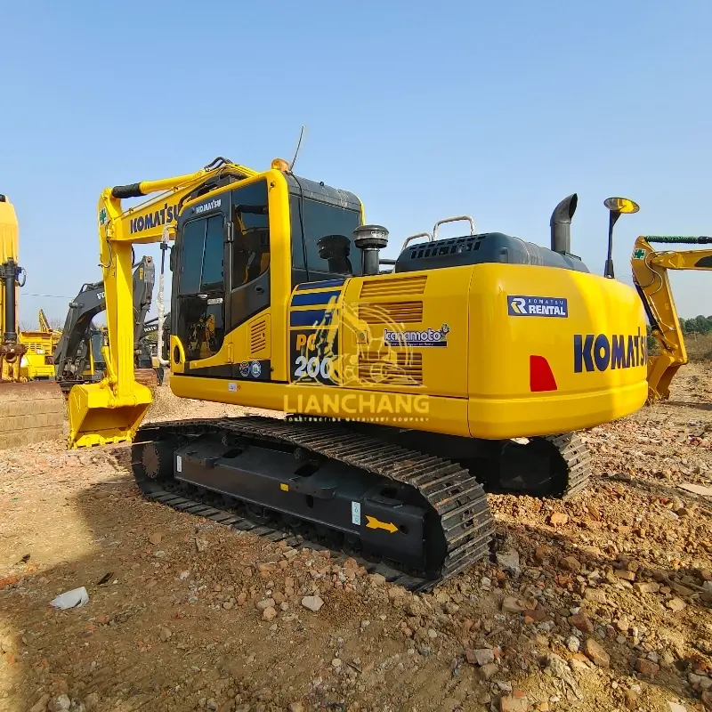 Original second hand komatsu pc 200-8 Earth Moving Digger