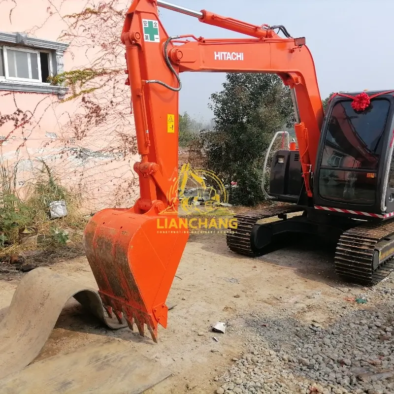 Original used Hitachi ZX70 with push blade excavator (1)