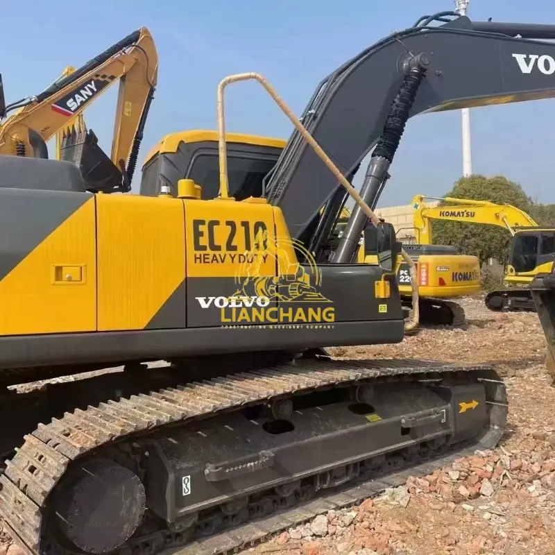 Used Original Korea Hydraulic Excavator Volvo Ec210 Excavator For Sale