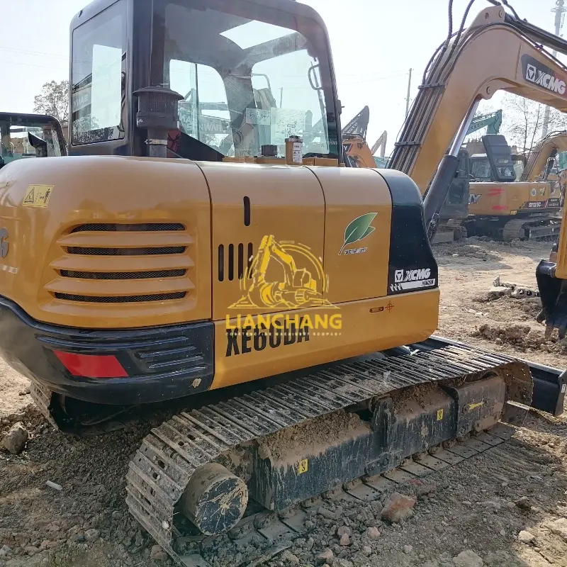 official XCMG 60DA 6 ton mini hydraulic crawler excavator