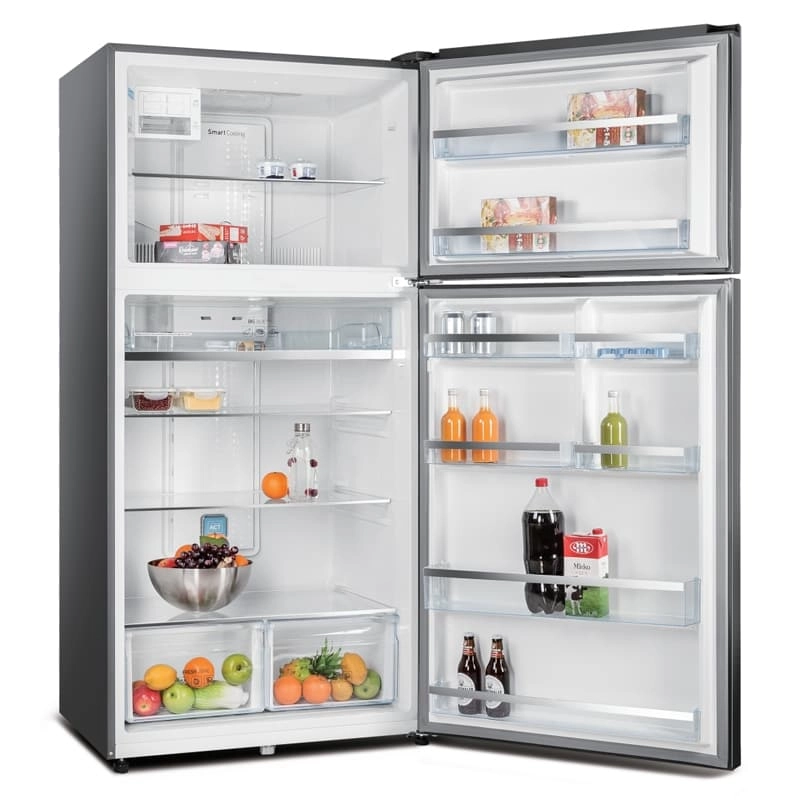 Top Mount Stainless steel energy-saving Refrigerator LZX-REF560