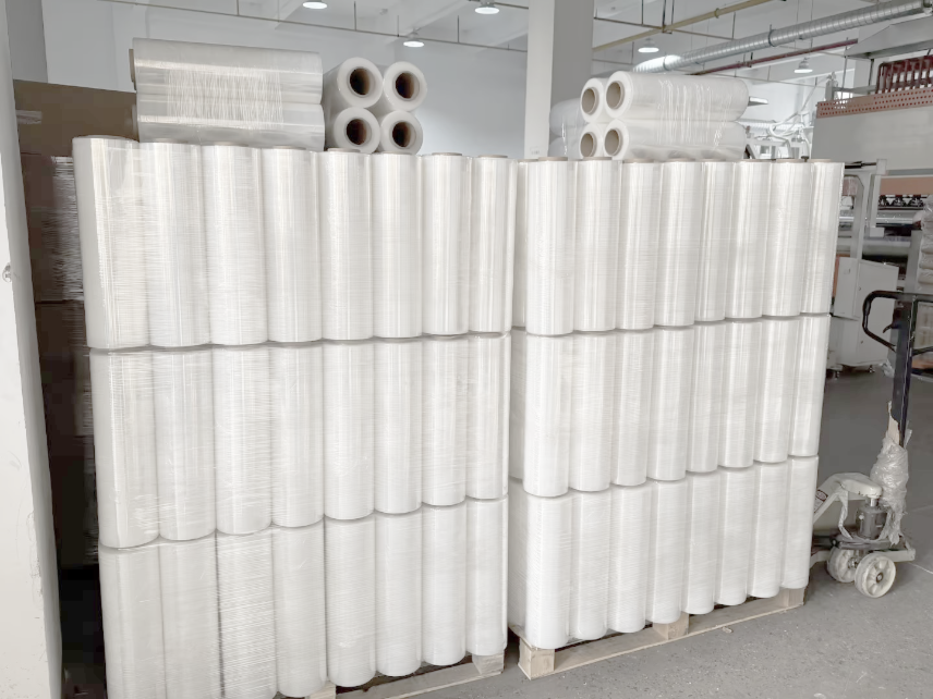 Machine-Wrapped Stretch Film
