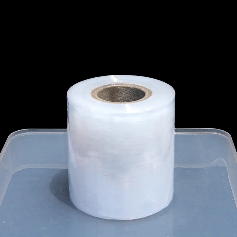 60mm Crystal Clear Mini Stretch Wrap for Logistics Packaging Bulk Supplier Pricing