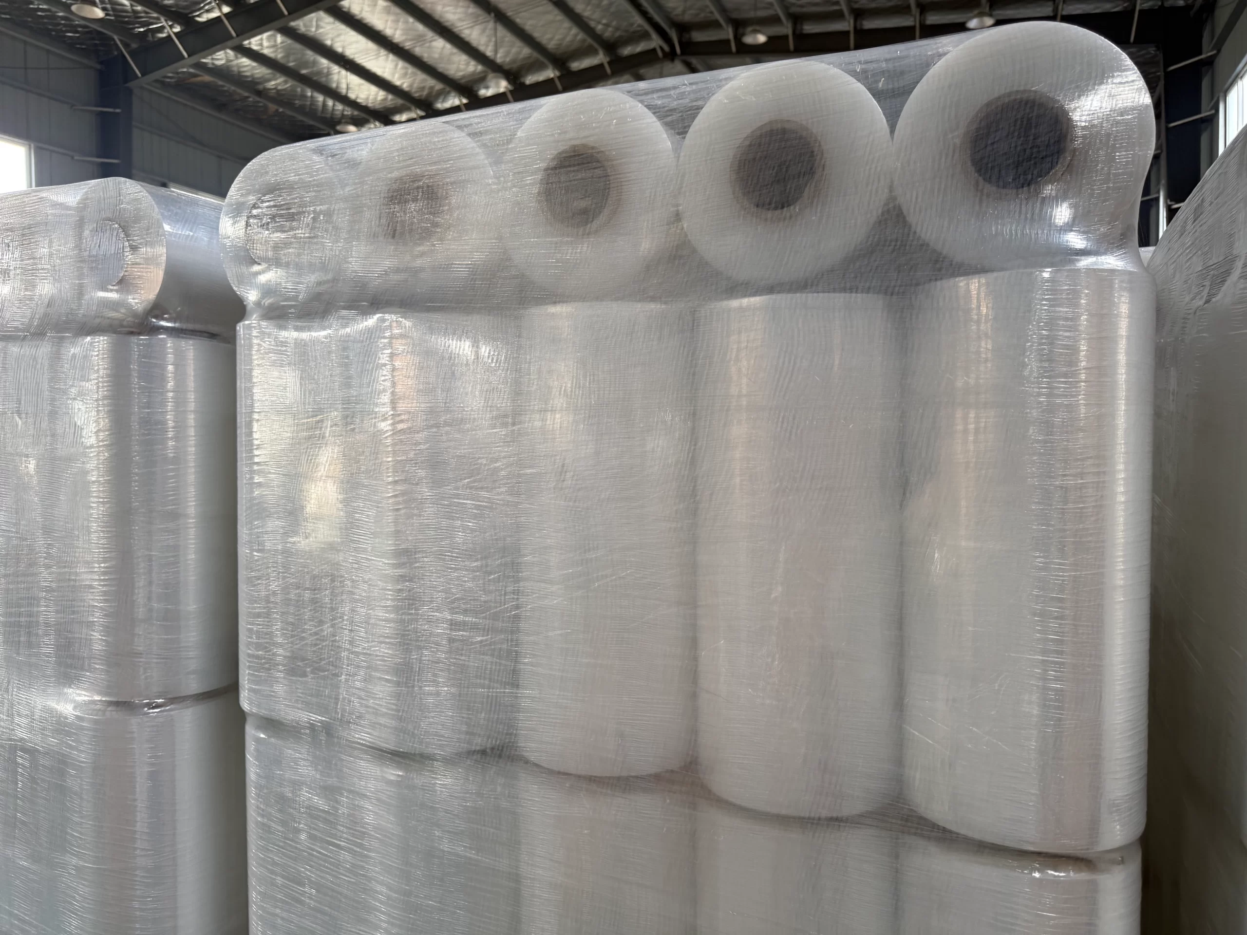 filme esticado à mão