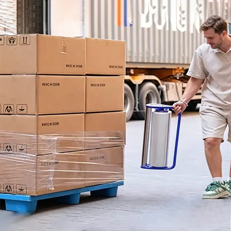 Manual Stretch Wrapper 4