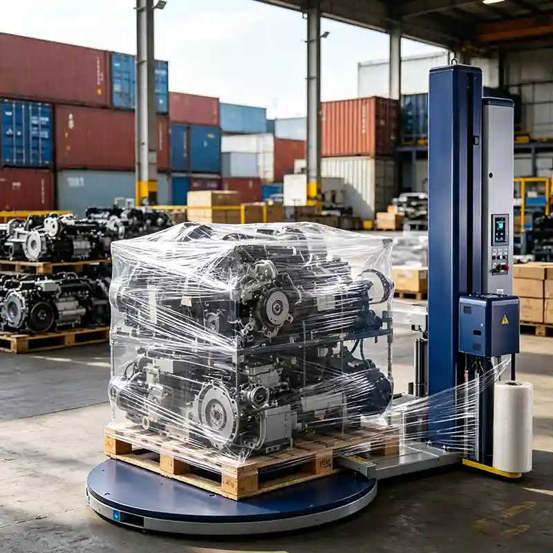 Automotive Parts KD Bulk Export | High-Speed Matching Logistics MachineWrapping Film