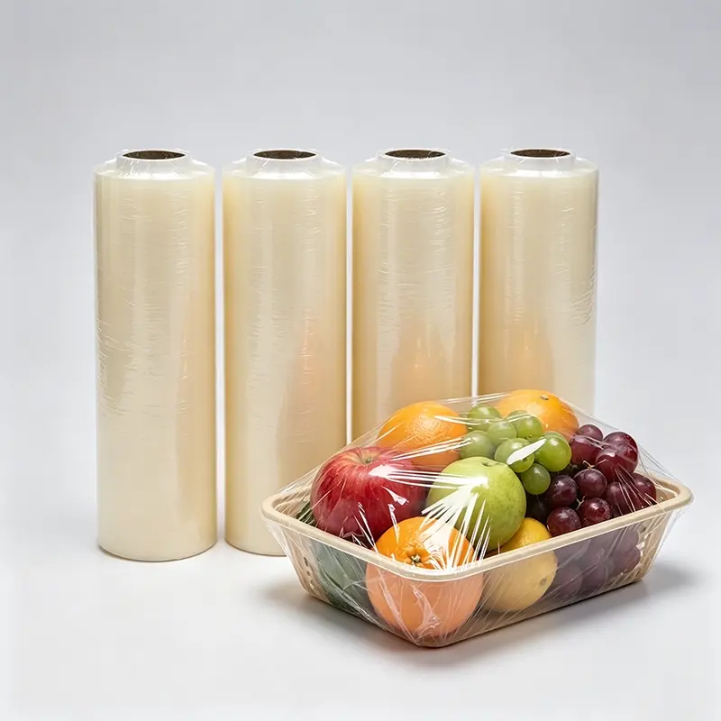 Premium Food Cling Film, Food Grade Stretch Wrap for Kitchen & Commercial Use