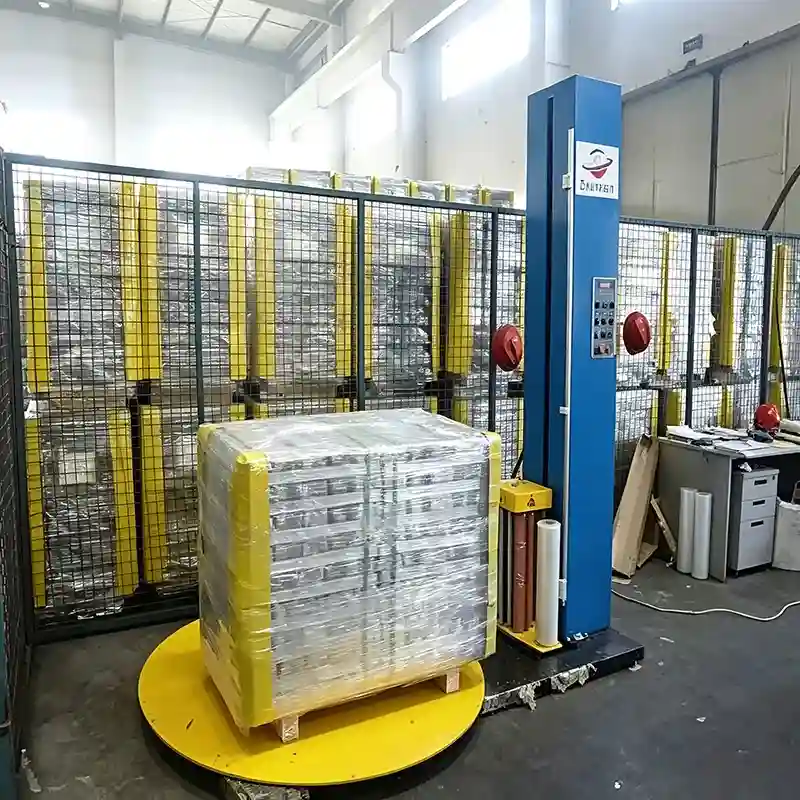 Industrial machine stretch film 2