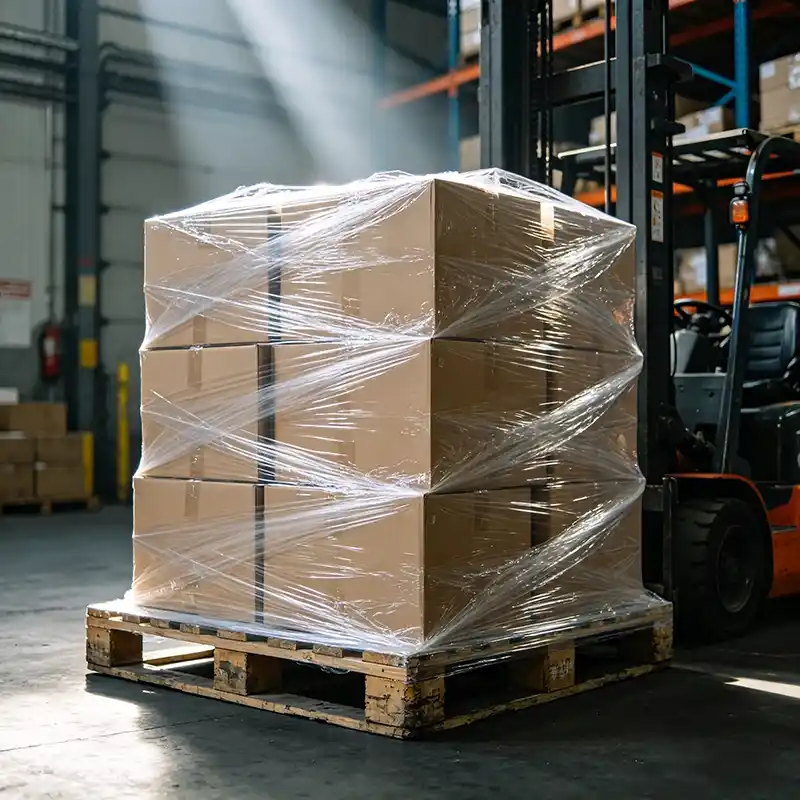 film de fixation de fret logistique 1