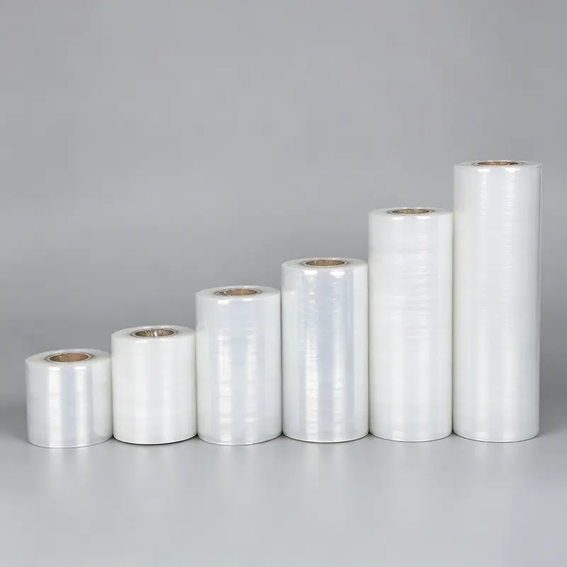 Mini Roll Stretch Film 3cm-50cm | Custom Hand Stretch Wrap for Industrial & Shipping Packaging