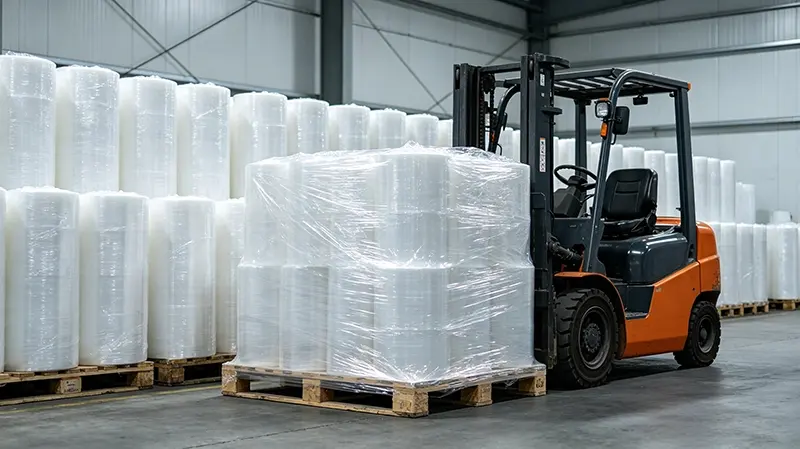 Industrial stretch wrap