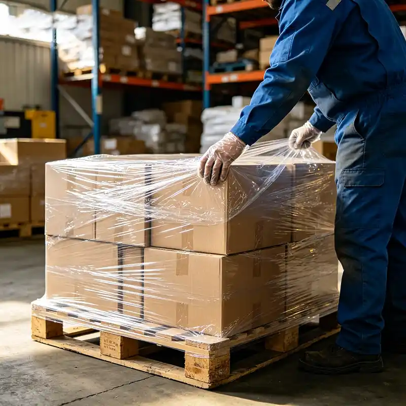 Manual pallet wrap 11