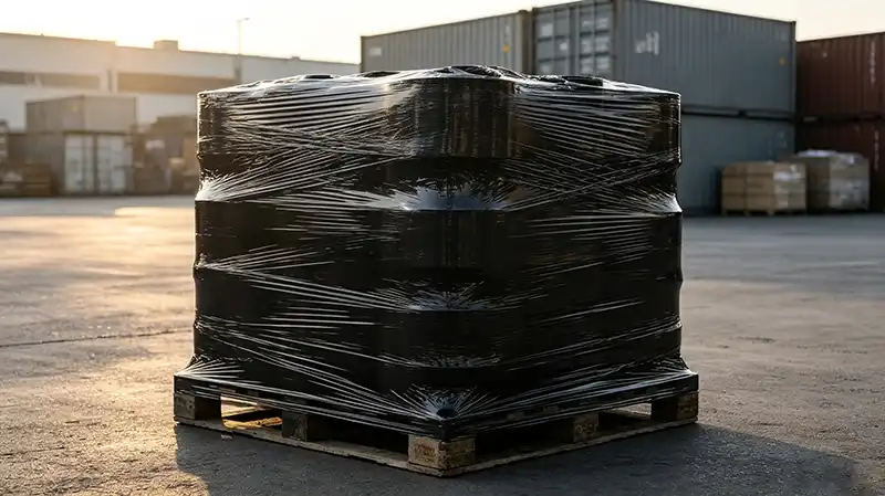 UV resistant black stretch film 1
