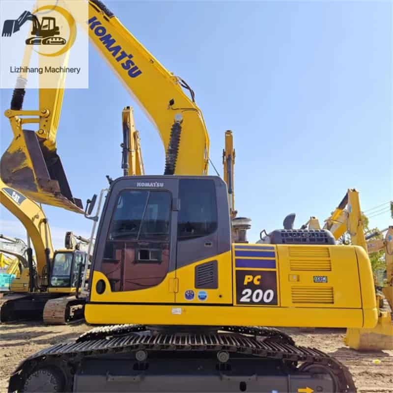 Secon Hand Komatsu PC200 20 ton Excavator Komatsu Excavator Used Komatsu PC 200 in stock