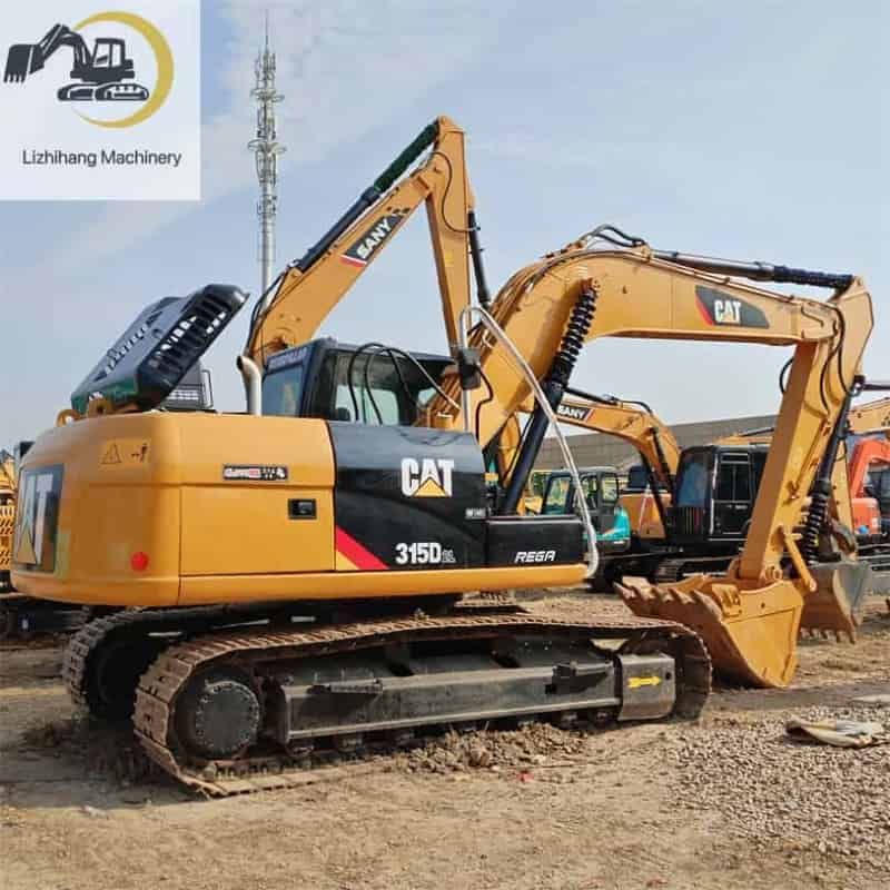 second-hand CAT excavator