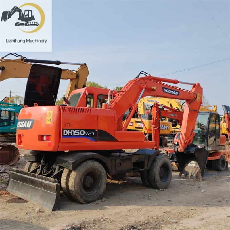 Doosan DH150W-7 Used Wheel Excavator 15Ton