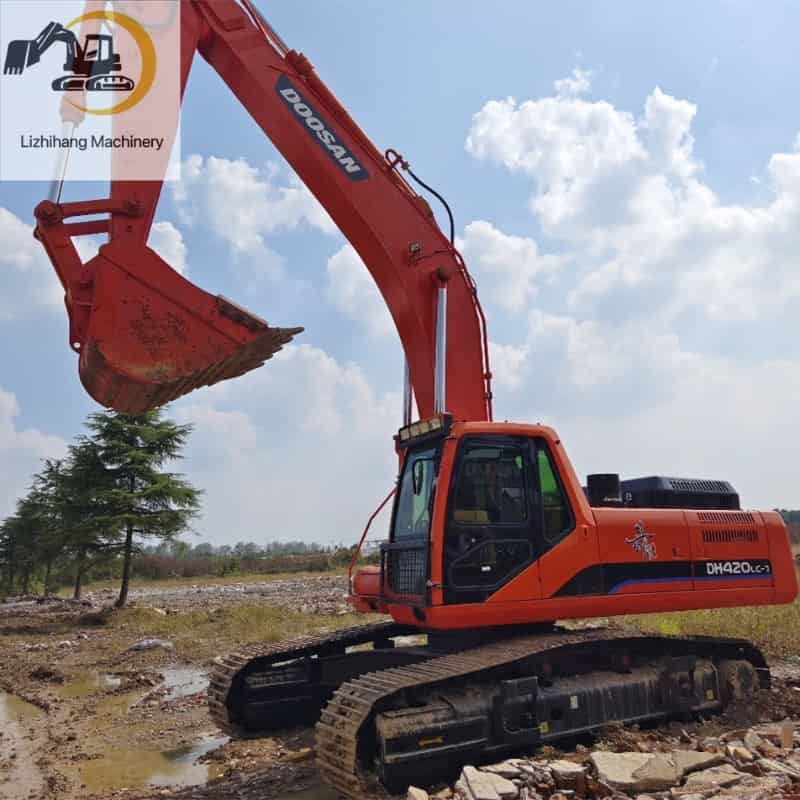 Used excavator Doosan DH420LC-7 Used Heavy Excavator 42Ton