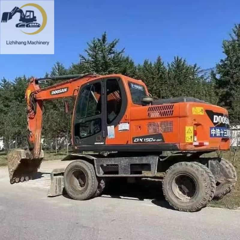 Doosan DX150W-9C Used Medium Excavator 15Ton