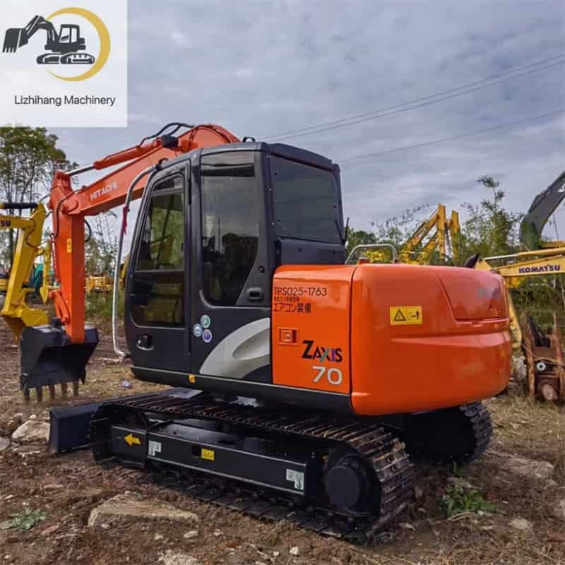 Used mini excavator Hitachi ZX70  7Ton On Hot Sale