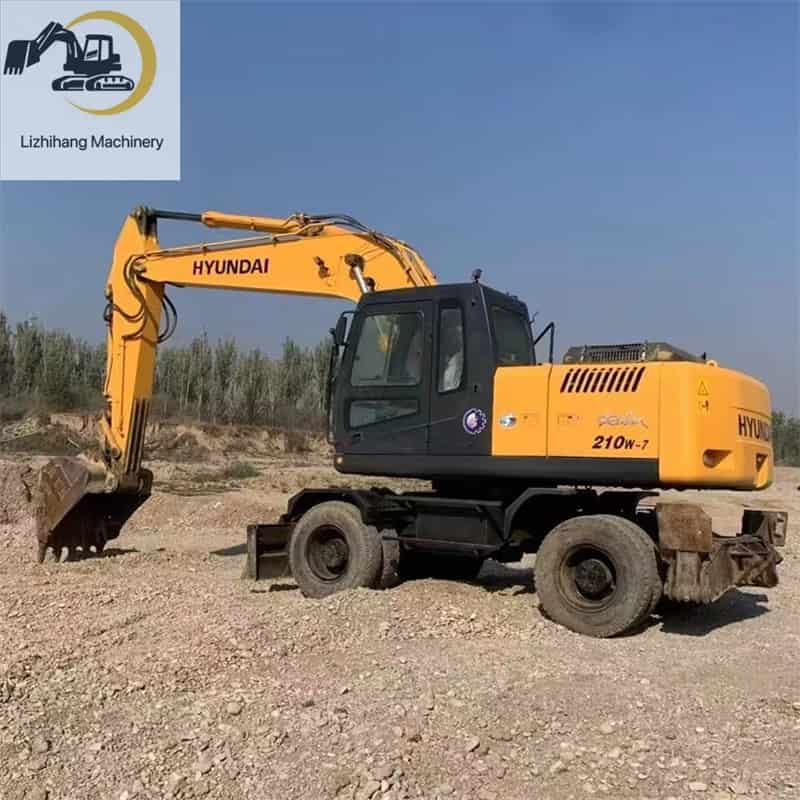 Hyundai 210W-7 Used Medium Excavator On Hot Sale