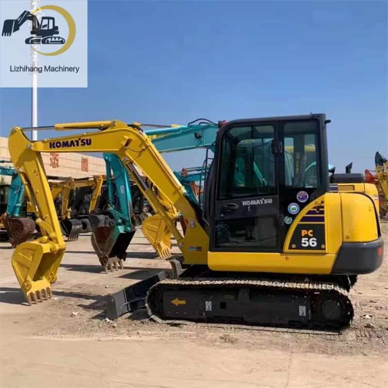 Second Hand Cheap Price Mini Used Komatsu pc56 Excavator For sale