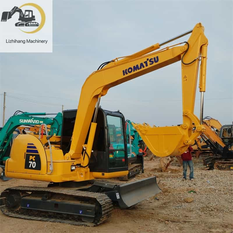 Komatsu PC70 Used Mini Excavator 7Ton 2020 With Excellent Condition For Sale