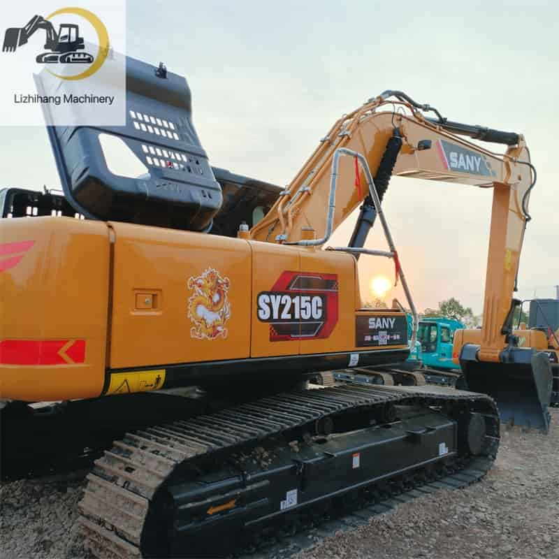 second hand construction equipment excavator Sany215 used high quality digger Sany215 for sale