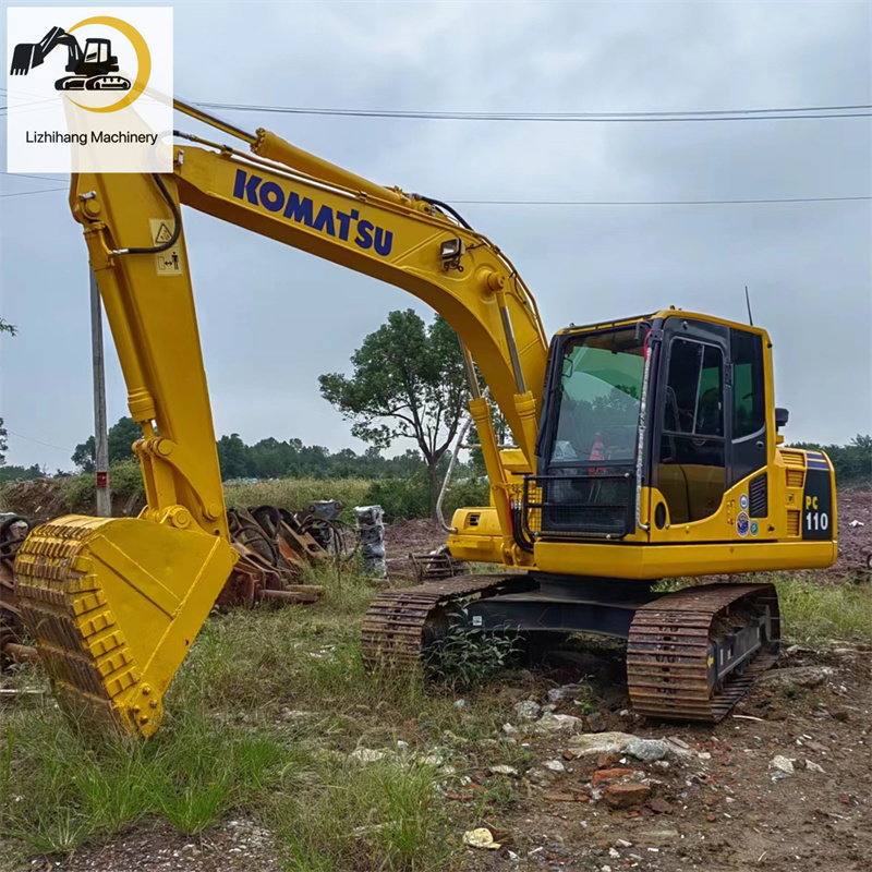 Used excavator Komatsu PC110 japanese excavators 85% new used in china