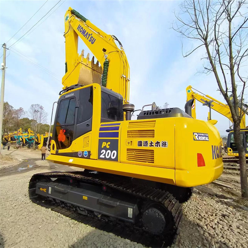 Earth-moving Machinery Used Komatsu PC200 Excavator Secondhand Excavators For Sale